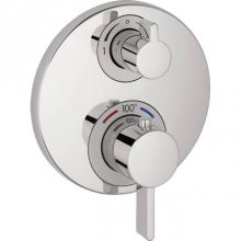 Hansgrohe 15758001 - Ecostat S Thermostatic Trim with Volume Control and Diverter in Chrome