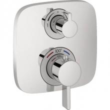Hansgrohe 15864001 - Ecostat Pressure Balance Trim Square with Diverter in Chrome