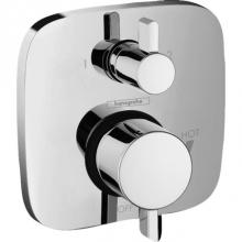 Hansgrohe 15864001 - Ecostat Pressure Balance Trim Square with Diverter in Chrome