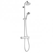Hansgrohe 04530820 - Croma Showerpipe 160 1-Jet With Pressure Balance, 2.0 Gpm In Brushed Nickel