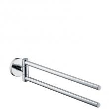 Hansgrohe 40512000 - Logis Dual Towel Bar in Chrome