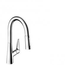 Hansgrohe 72815001 - Talis S Prep Kitchen Faucet, 2-Spray Pull-Down, 1.75 GPM in Chrome