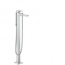 Hansgrohe 74532001 - Metropol Freestanding Tub Filler Trim with Loop Handle and 1.75 GPM Handshower in Chrome
