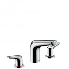 Hansgrohe 71140001 - Focus N Widespread Faucet 100 with Pop-Up Drain, 1.2 GPM in Chrome