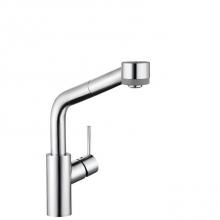 Hansgrohe 04247000 - Talis S SemiArc Kitchen Faucet, 2-Spray Pull-Out, 1.75 GPM in Chrome
