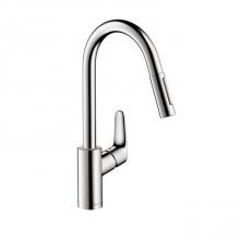 Hansgrohe 04505000 - Focus HighArc Kitchen Faucet, 2-Spray Pull-Down, 1.75 GPM in Chrome