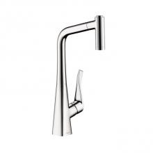 Hansgrohe 04508000 - Metris Prep Kitchen Faucet, 2-Spray Pull-Out, 1.75 Gpm In Chrome