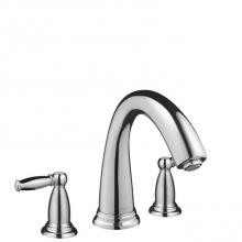 Hansgrohe 06120000 - Swing C 3-Hole Roman Tub Set Trim With Lever Handles In Chrome