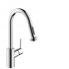 Hansgrohe 14877001 - Talis S² HighArc Kitchen Faucet, 2-Spray Pull-Down, 1.75 GPM in Chrome