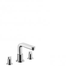 Hansgrohe 31436001 - Metris S 3-Hole Roman Tub Set Trim with Full Handles in Chrome