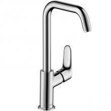 Hansgrohe 31609001 - Focus Single-Hole Faucet 240 with Swivel Spout and Pop-Up Drain, 1.2 GPM in Chrome