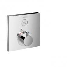 Hansgrohe 15762001 - ShowerSelect Thermostatic Trim for 1 Function, Square in Chrome