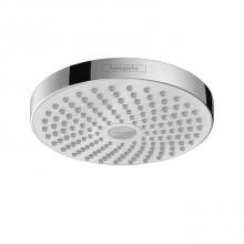 Hansgrohe 26523401 - Croma Select S Showerhead 180 2-Jet, 2.0 GPM in White / Chrome