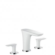 Hansgrohe 15440401 - Puravida 3-Hole Roman Tub Set Trim In White/Chrome