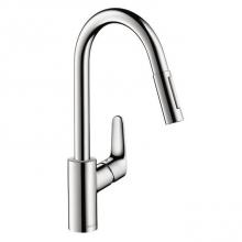 Hansgrohe 04506001 - Focus Prep Kitchen Faucet, 2-Spray Pull-Down, 1.75 GPM in Chrome