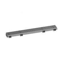 Hansgrohe 56115801 - RainDrain Match Trim Boardwalk 23 5/8'' with Height Adjustable Frame in Brushed Stainles