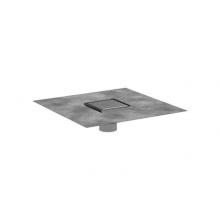 Hansgrohe 56130801 - RainDrain Brilliance Point Drain Set 4''x 4'' Trim Tileable Rear Cover and Rou