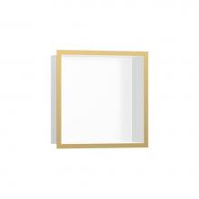 Hansgrohe 56099990 - XtraStoris Individual Wall Niche Matte White with Design Frame 12''x 12''x 4&a