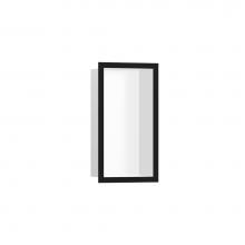 Hansgrohe 56096670 - XtraStoris Individual Wall Niche Matte White with Design Frame 12''x 6''x 4&ap