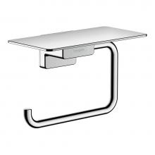 Hansgrohe 41772000 - AddStoris Toilet Paper Holder with Shelf in Chrome