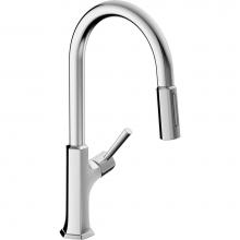 Hansgrohe 04852000 - Locarno HighArc Kitchen Faucet, 2-Spray Pull-Down, 1.75 GPM in Chrome