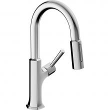 Hansgrohe 04853000 - Locarno Prep Kitchen Faucet, 2-Spray Pull-Down, 1.75 GPM in Chrome