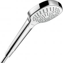 Hansgrohe 04948400 - Croma Select E Handshower 110 3-Jet, 2.5gpm in White / Chrome