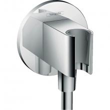Hansgrohe 26487001 - Wall Outlet S with Handshower Holder in Chrome