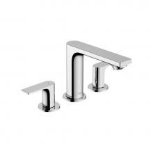 Hansgrohe 72532001 - Rebris E Widespread Faucet 110 with Pop-Up Drain, 1.2 GPM in Chrome