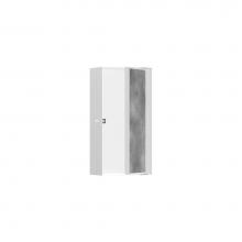 Hansgrohe 56082700 - XtraStoris Rock Wall Niche with Tileable Door 12''x 6''x 4'' in Matt