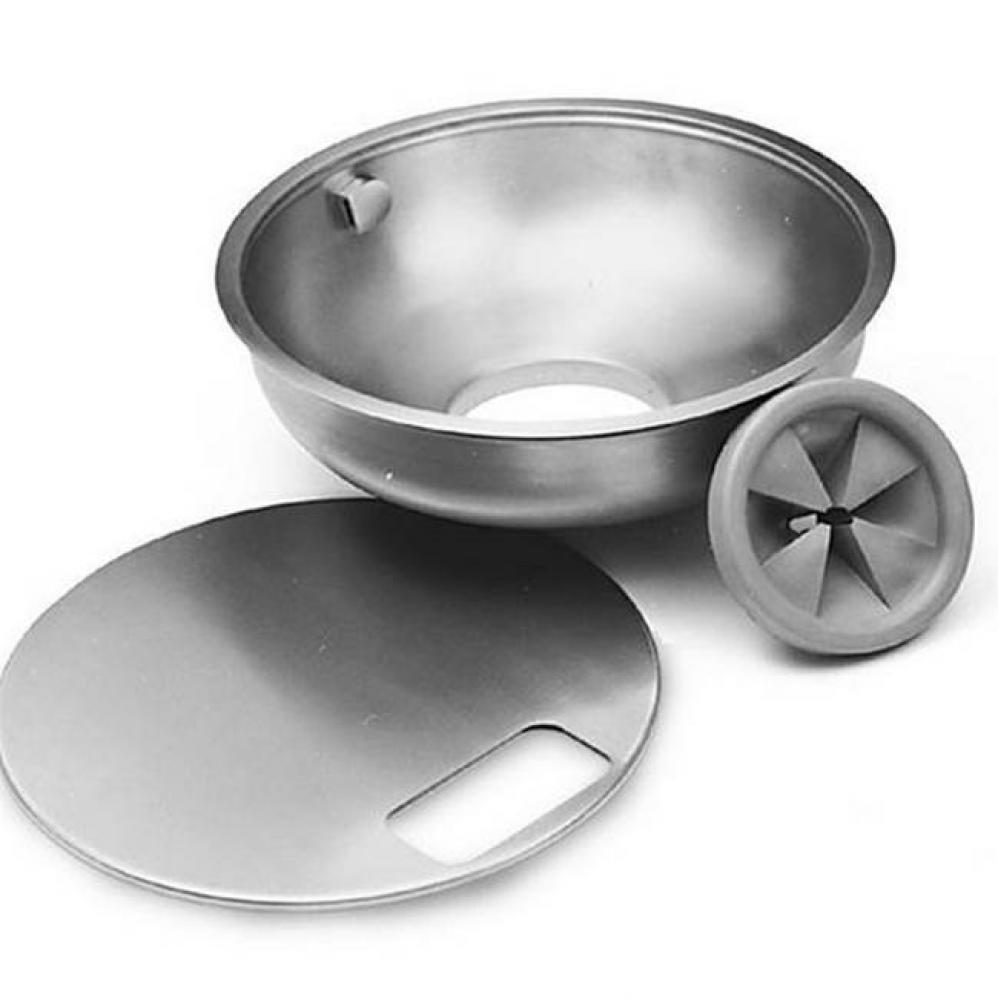 12'' type ''A'' bowl assembly, includes: removable splash baffle, bo