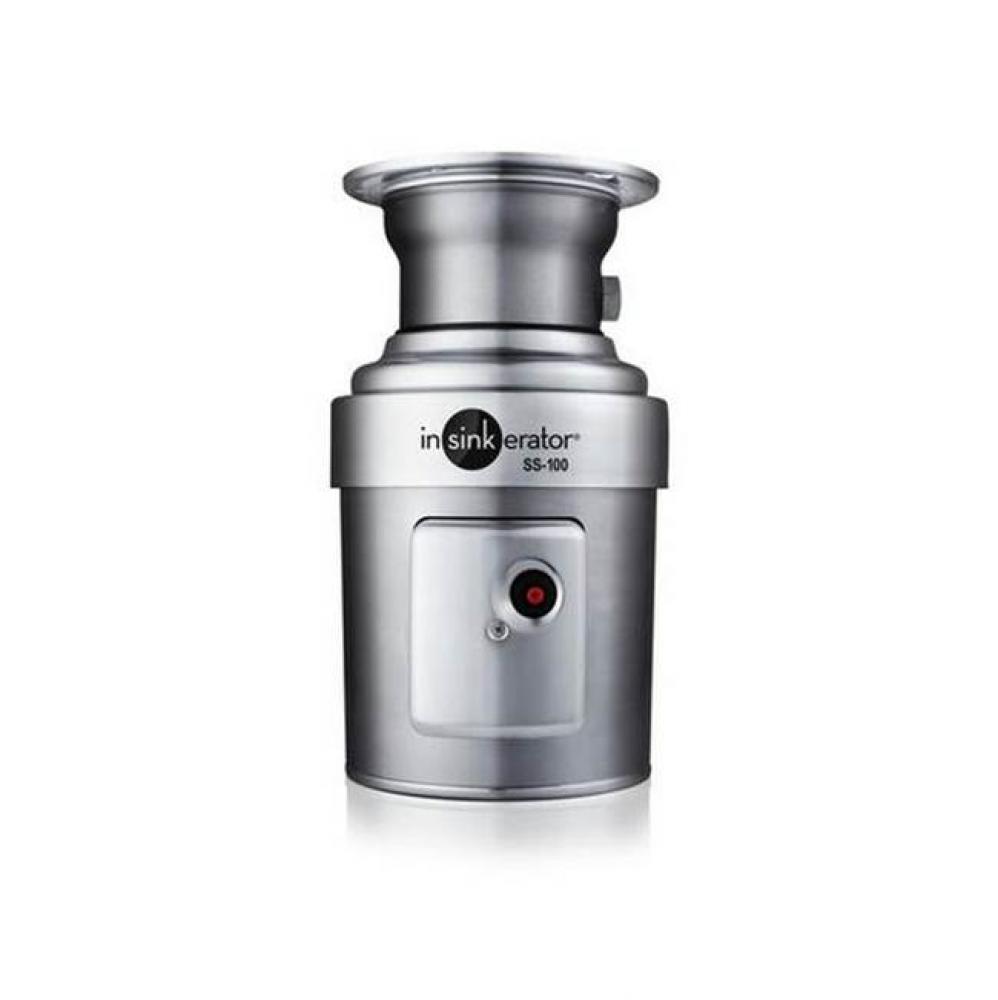 SS-100™ Disposer, basic unit only, 1 HP motor, stainless steel construction, includes mounting g