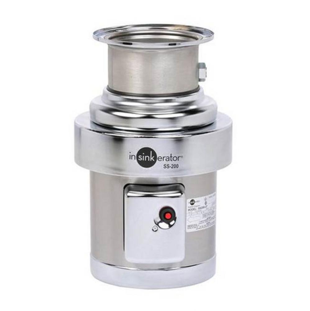 SS-200™ Complete Disposer Package, with 18'' diameter bowl, 6-5/8'' diameter