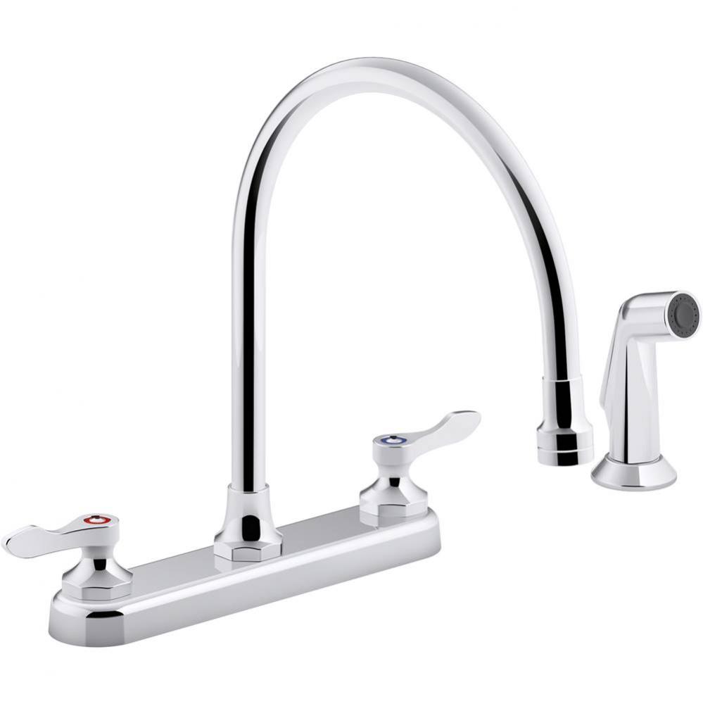 Triton® Bowe® 1.5 gpm kitchen sink faucet with 9-5/16'' gooseneck spout, match