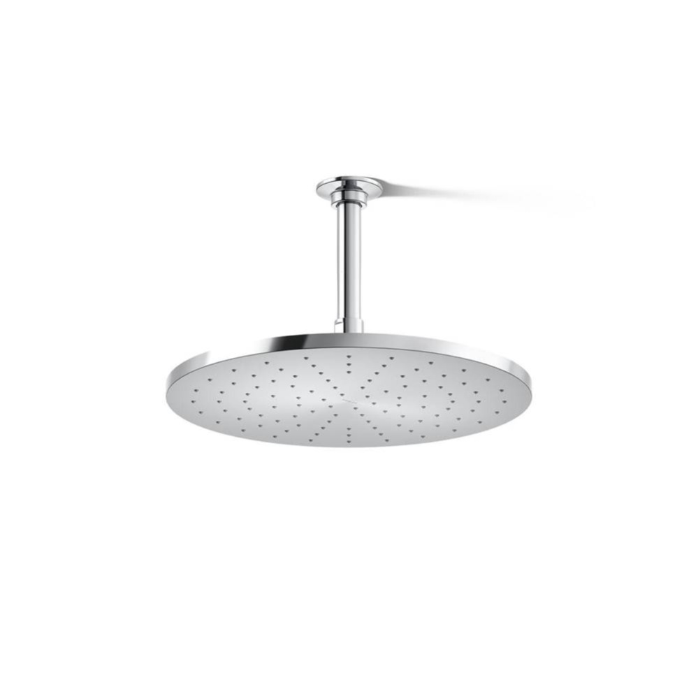 Contemporary Round 12'' single-function rainhead, 2.5 gpm