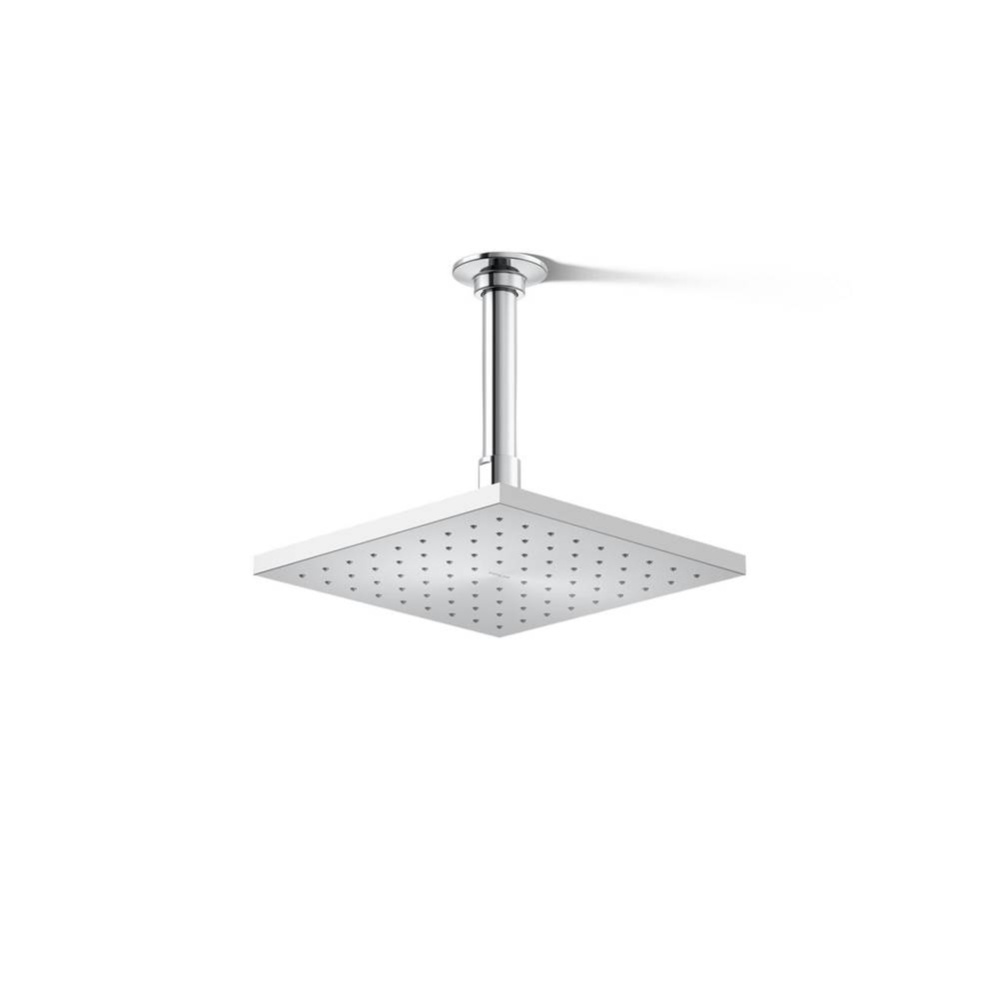 Contemporary Square 8'' single-function rainhead, 1.75 gpm