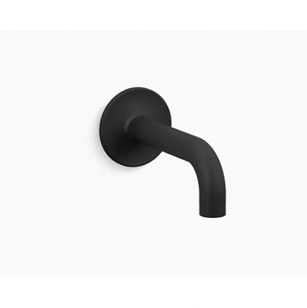 Purist® wall-mount non-diverter bath spout, 90-degrees