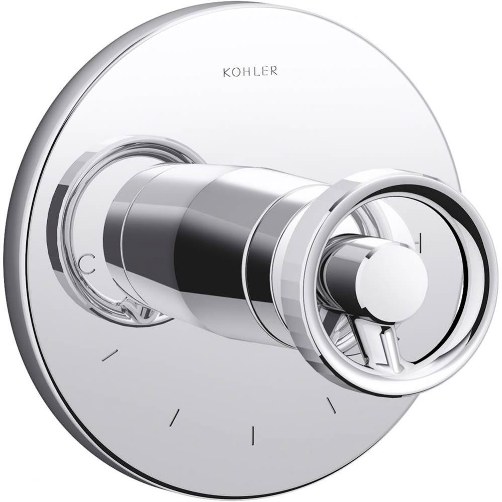 Components™ thermostatic valve trim with Industrial handle