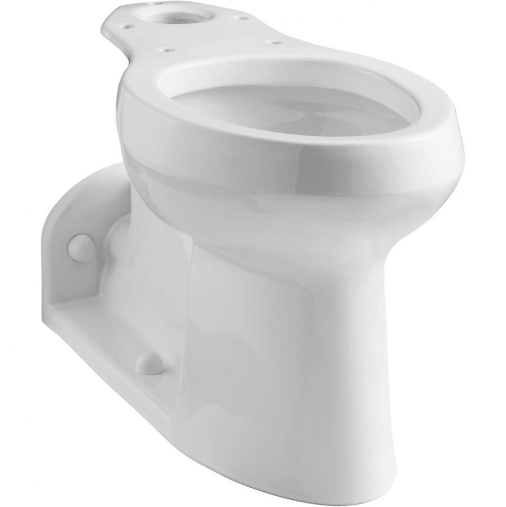 Barrington™ Comfort Height® Floor-mounted rear spud antimicrobial toilet bowl with bedpan l