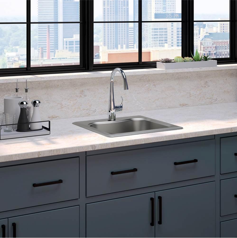 Simplice Bar Faucet Staccato Top Mount Bar Sink