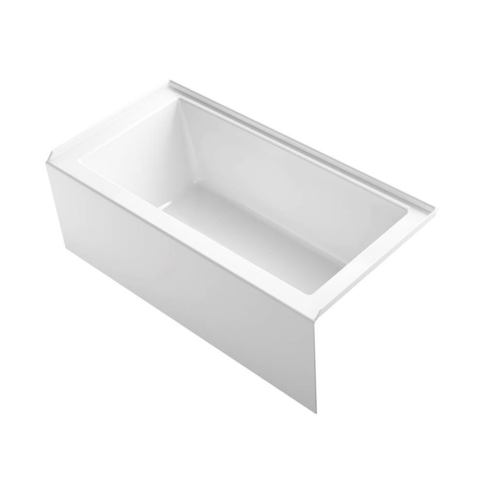 Underscore® Rectangle 60'' x 30'' alcove bath with integral apron, integr