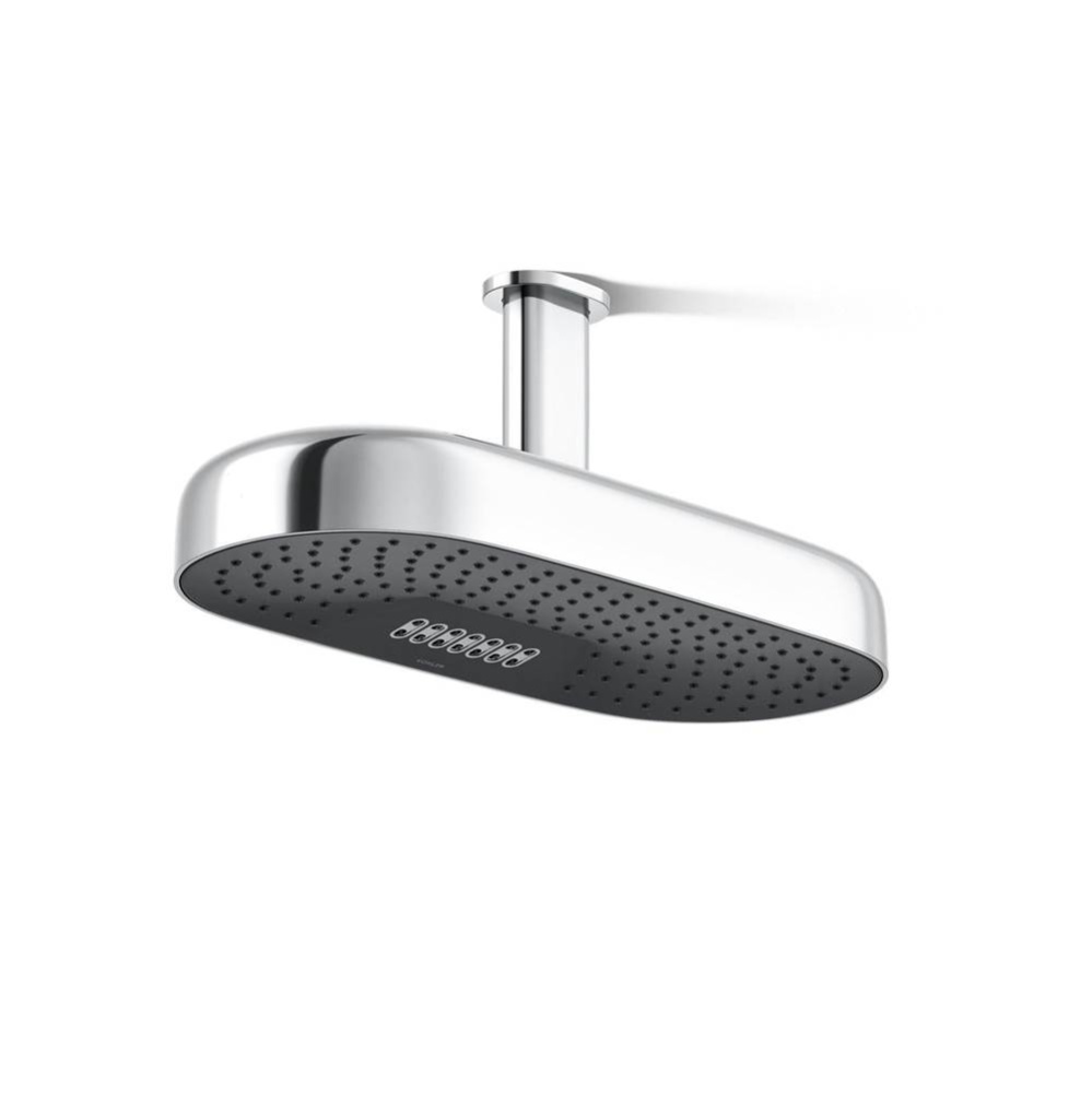 Statement® Oblong 18'' two-function rainhead, 2.5 gpm