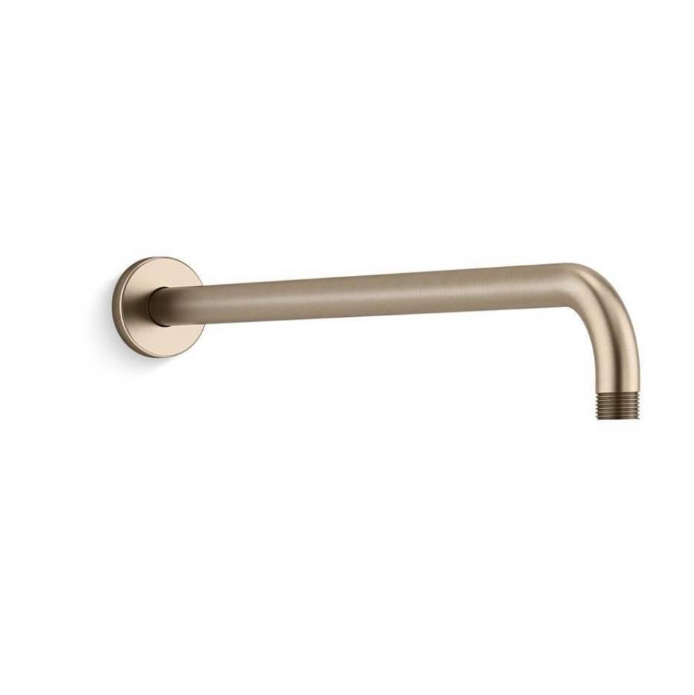 Statement 19 in. Wall-Mount Single-Function Rainhead Arm And Flange