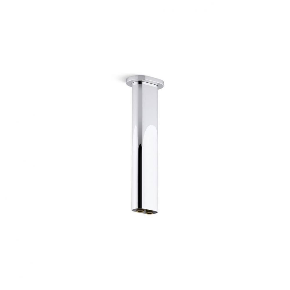 Statement 10 in. Ceiling-Mount Two-Function Rainhead Arm And Flange