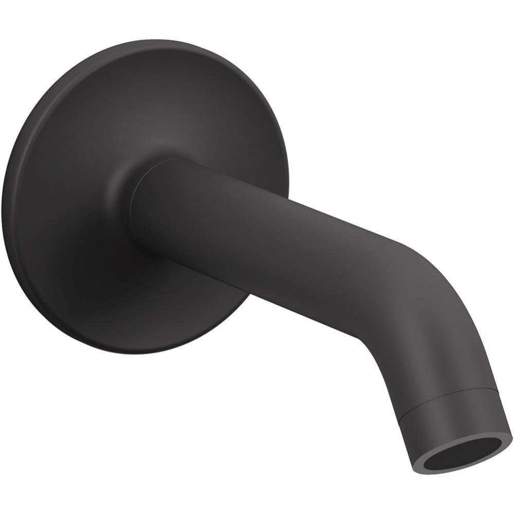 Purist® wall-mount non-diverter bath spout, 35-degrees