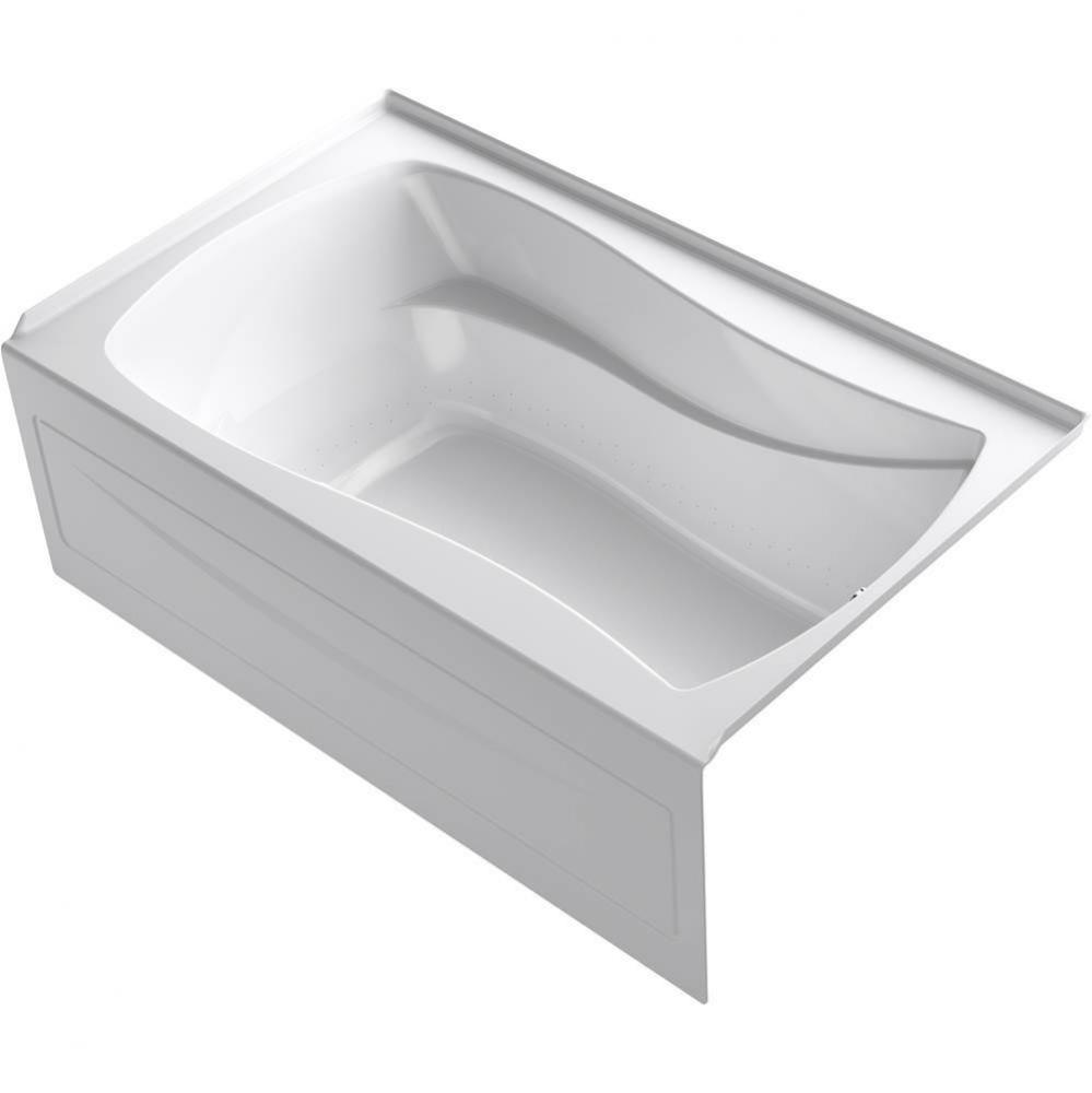 Mariposa® 60'' x 36'' alcove Heated BubbleMassage™ air bath, right drai