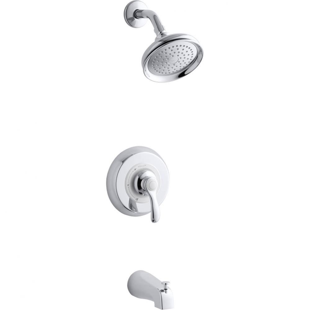 Fairfax® Rite-Temp(R) bath and shower trim set with NPT spout, less showerhead