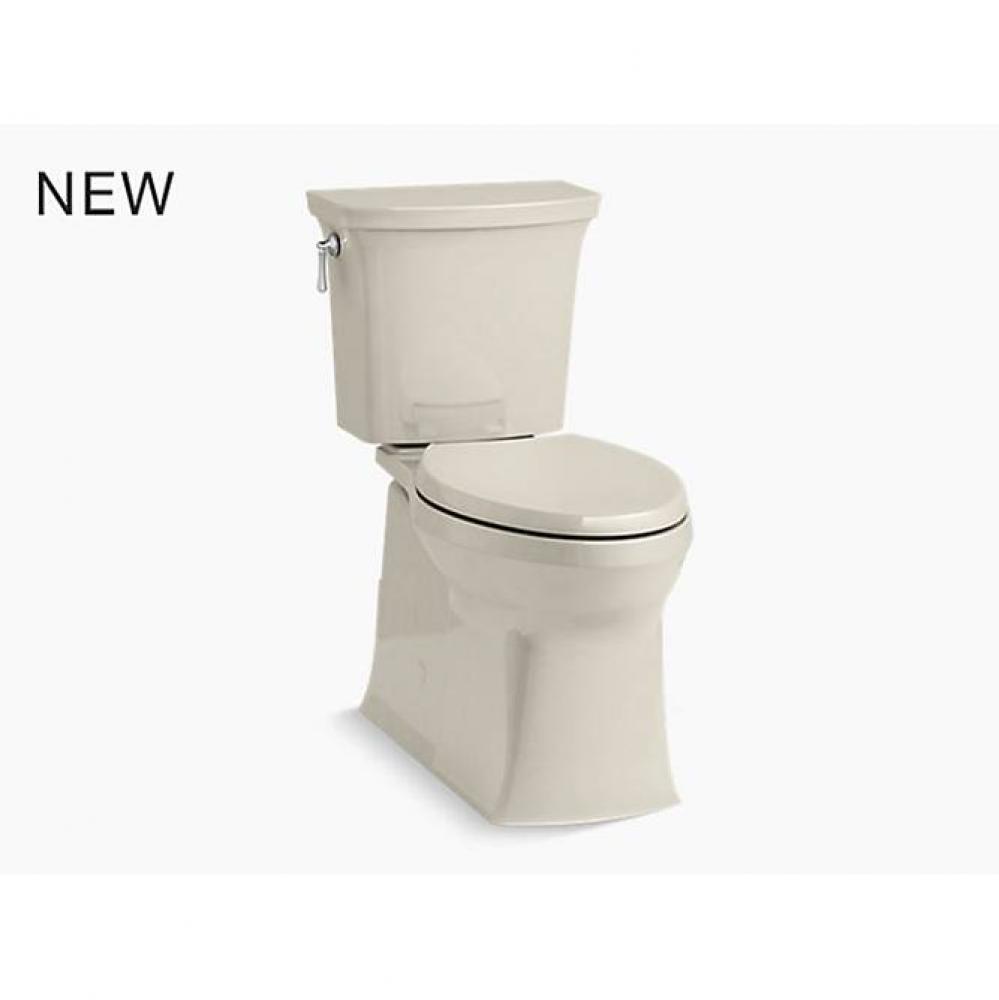 Corbelle® Comfort Height® Two-piece elongated 1.28 gpf chair height toilet