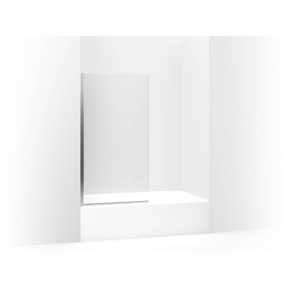 Aerie® bath screen, 56-15/16''H x 32''W with 1/4'' thick Crysta