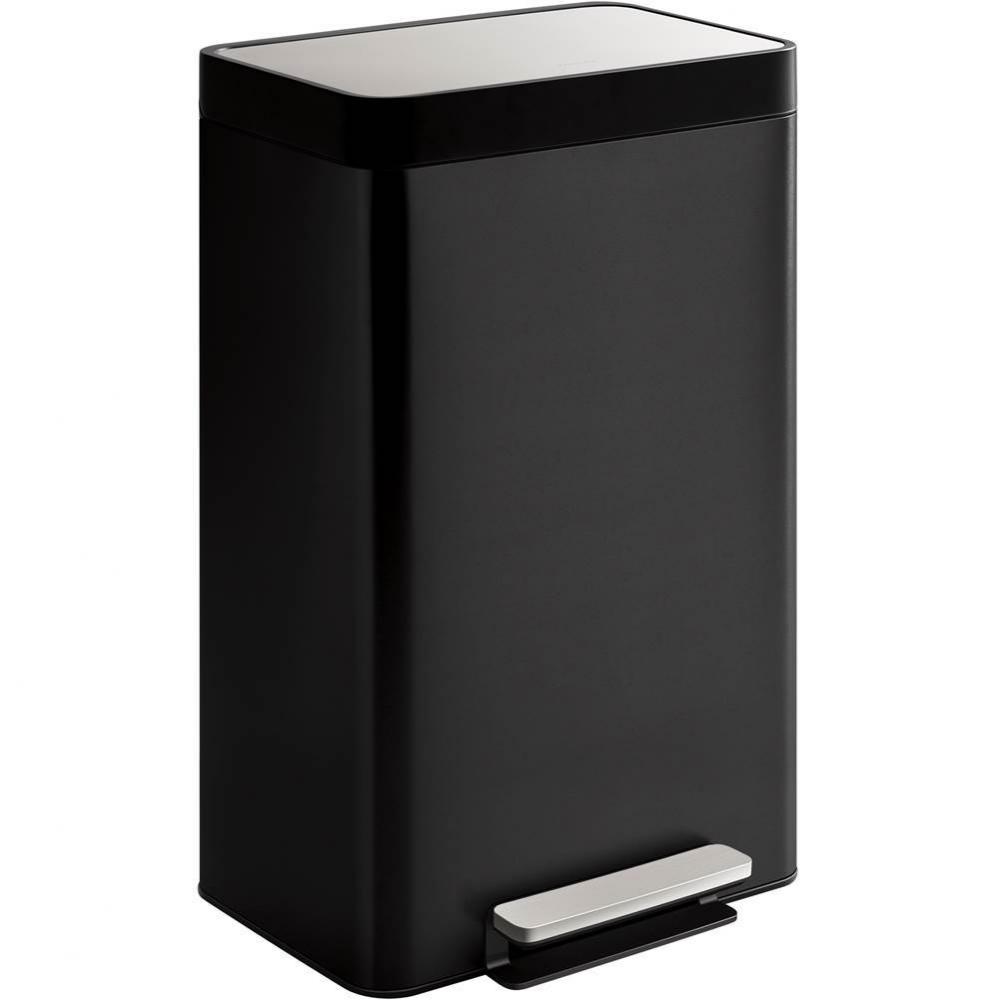 13-gallon stainless steel step trash can